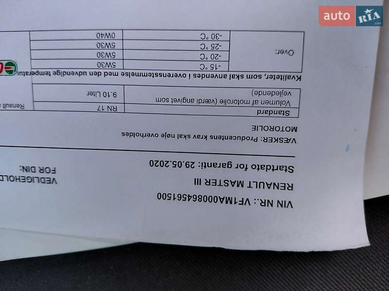 Грузовой фургон Renault Master 2020 в Ивано-Франковске фото 46 Грузовой фургон Renault Master 2020 в Ивано-Франковске