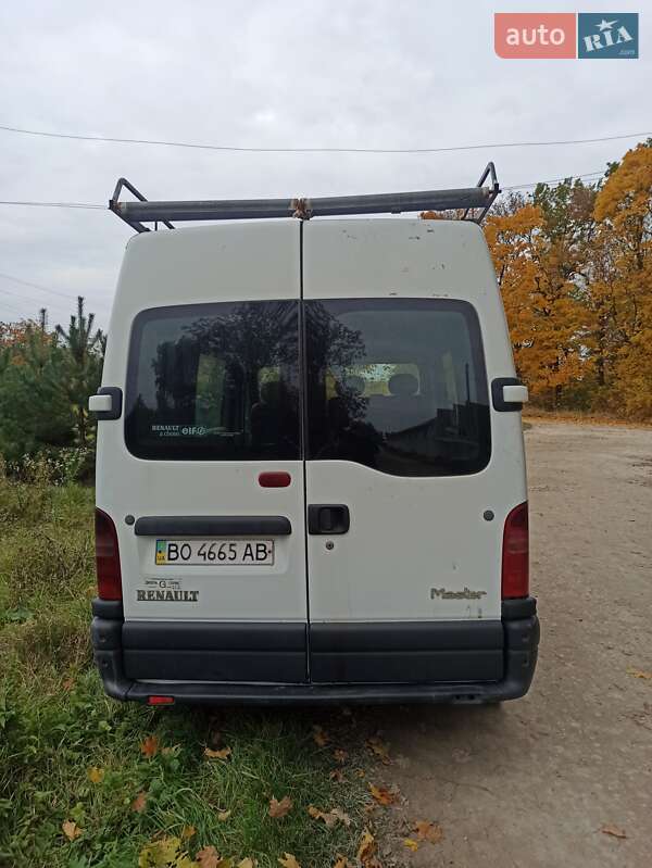 Минивэн Renault Master 2002 в Тернополе