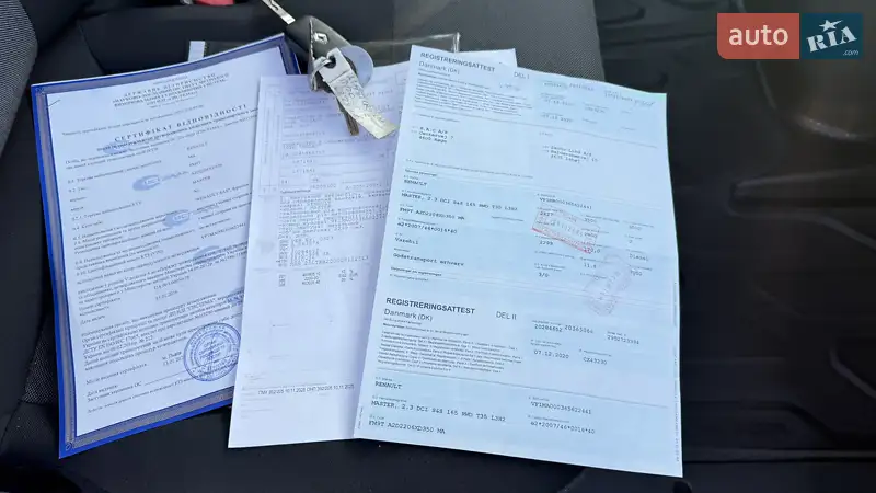 Грузовой фургон Renault Master 2020 в Луцке документ