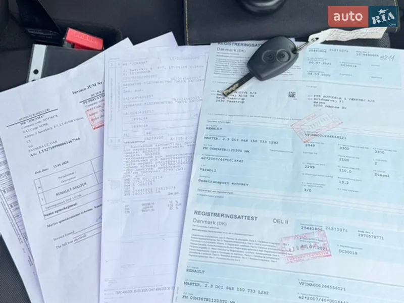 Вантажний фургон Renault Master 2021 в Луцьку документ