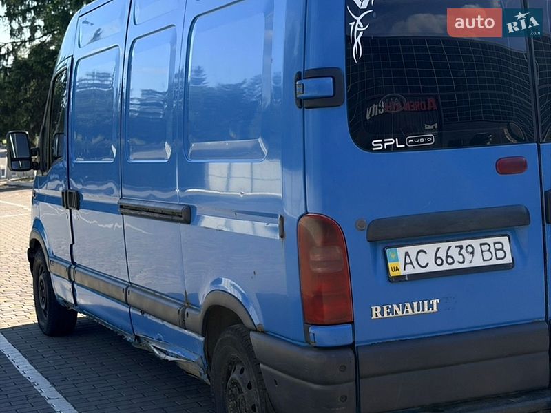 Грузовой фургон Renault Master 2001 в Луцке