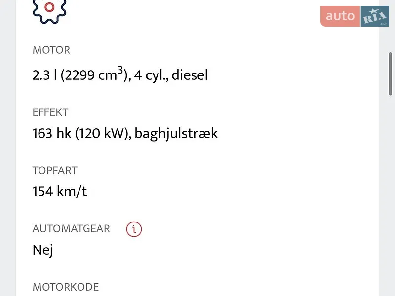Борт Renault Master 2022 в Луцьку документ