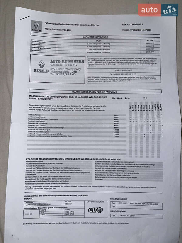 Хэтчбек Renault Megane 2009 в Харькове