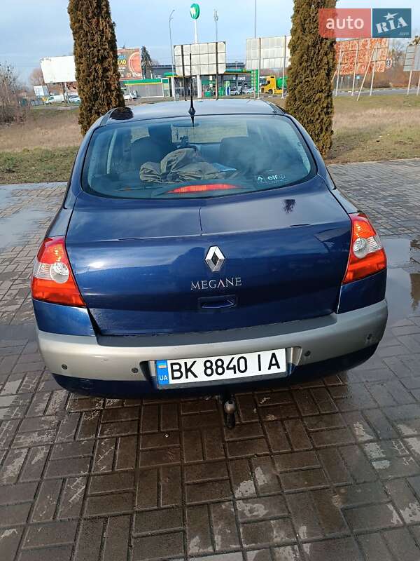 Седан Renault Megane 2003 в Дубно