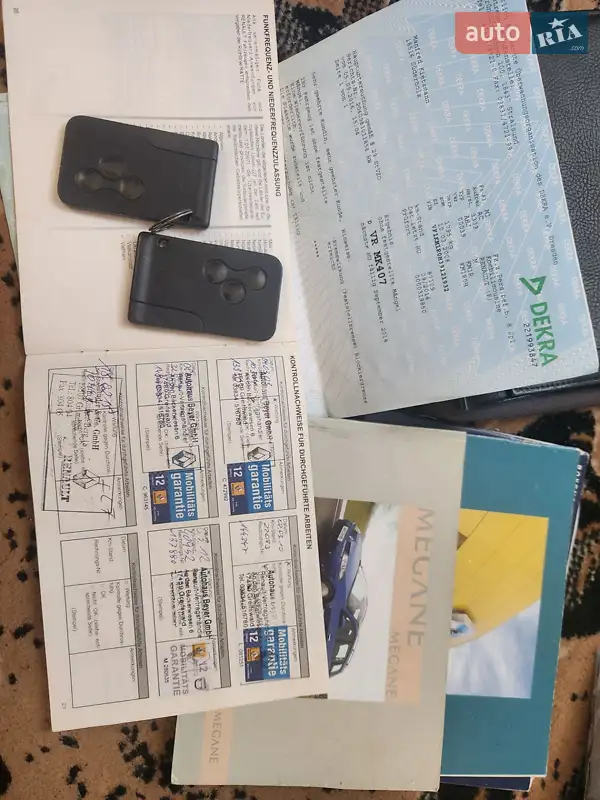 Универсал Renault Megane 2007 в Полтаве документ 2 фото Универсал Renault Megane 2007 в Полтаве документ