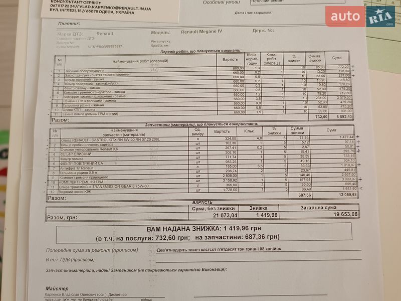 Універсал Renault Megane 2016 в Одесі фото 50 Універсал Renault Megane 2016 в Одесі