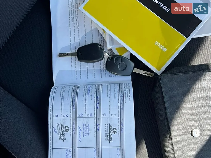 Хэтчбек Renault Modus 2012 в Житомире документ