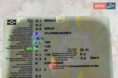 Хэтчбек Renault Modus 2007 в Красилове