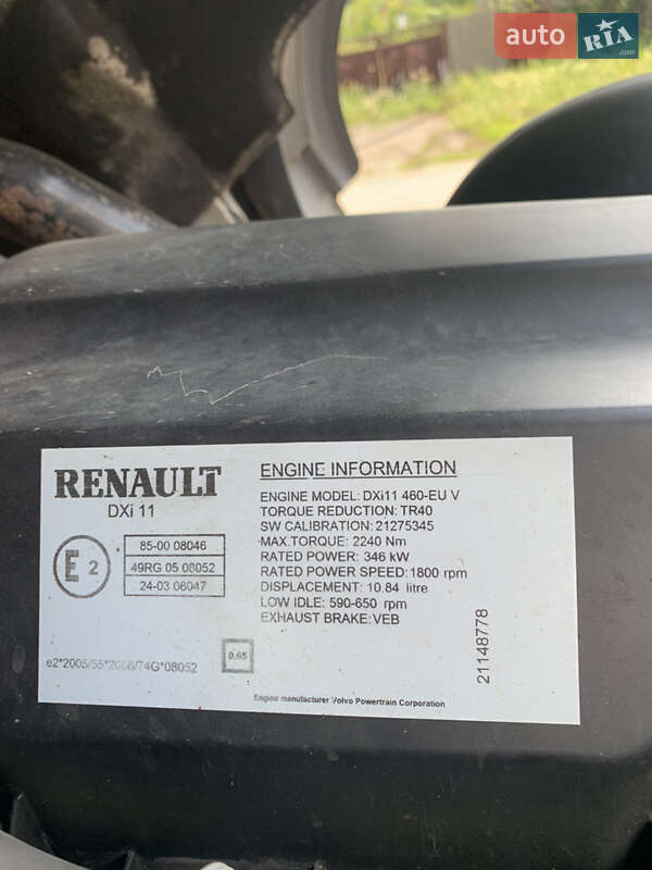 Тягач Renault Premium 2013 в Чутове