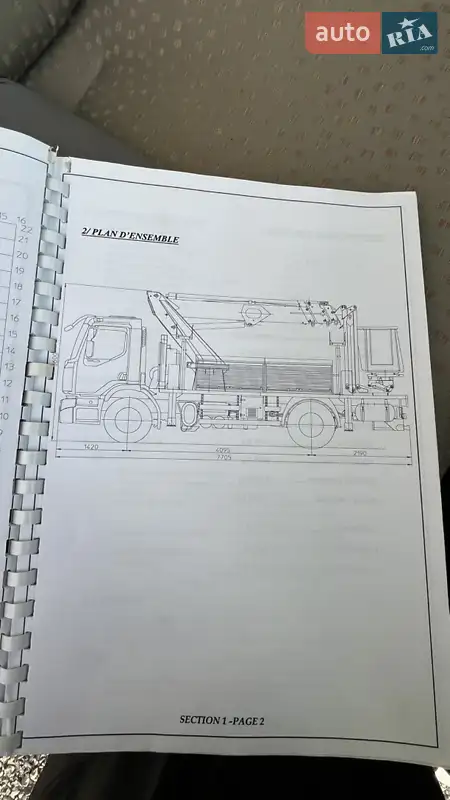 Автовишка Renault Premium 2010 в Луцьку документ 2 фото Автовишка Renault Premium 2010 в Луцьку документ