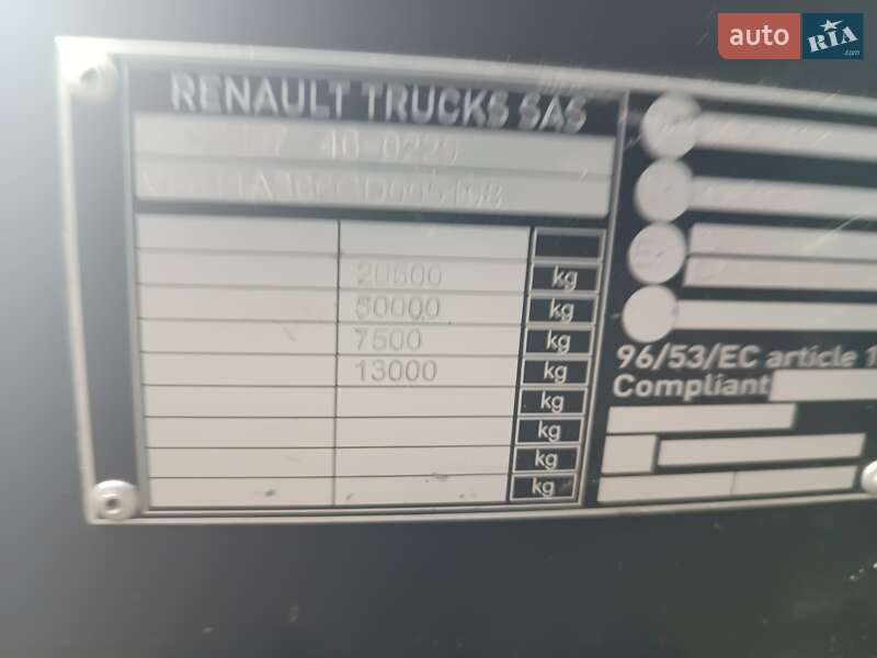 Тягач Renault Range T/T-Series  2016 в Житомирі