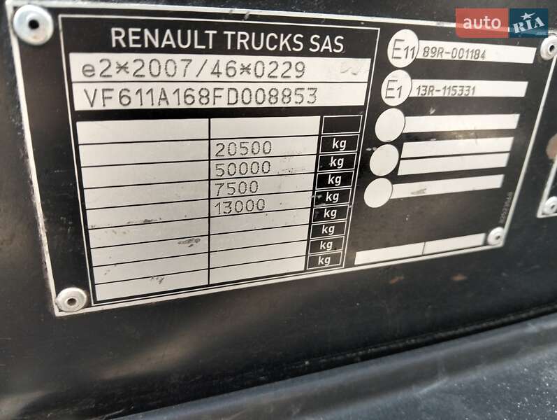 Тягач Renault Range T/T-Series  2016 в Житомирі
