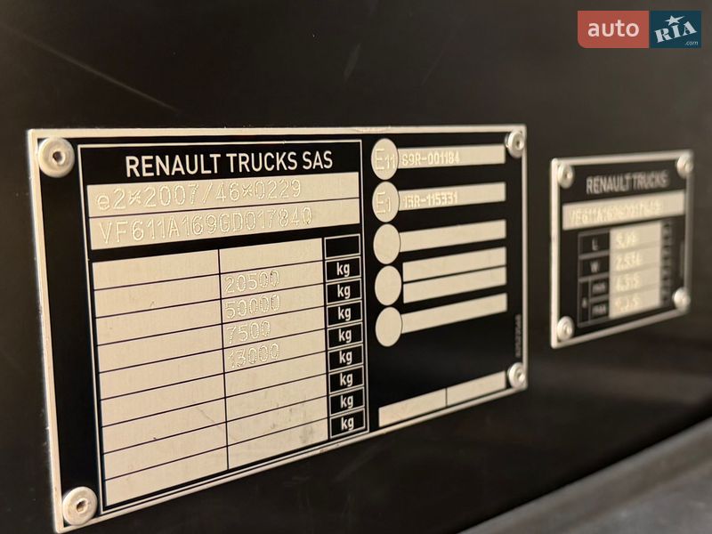 Тягач Renault Range T/T-Series  2016 в Ровно