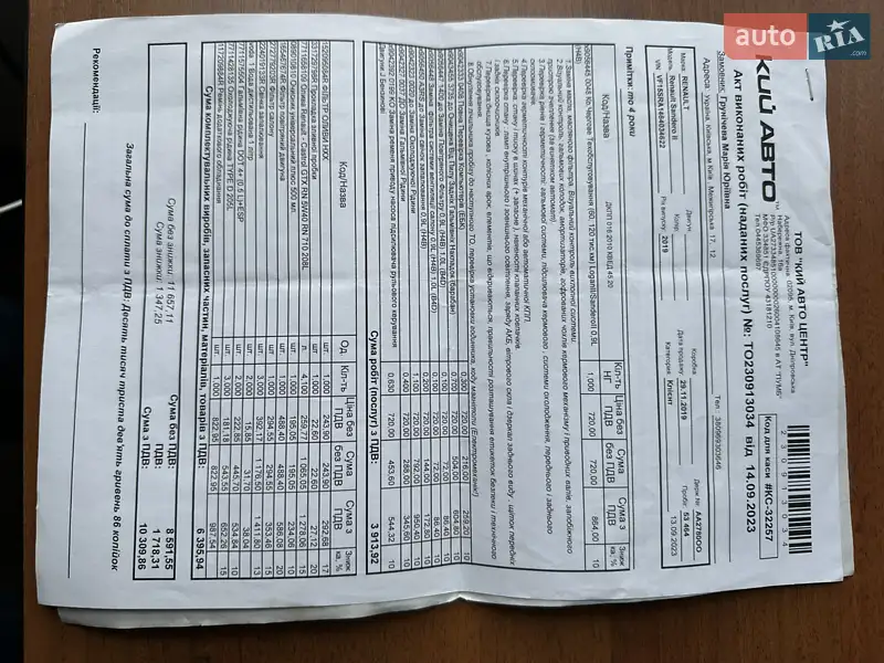 Хэтчбек Renault Sandero 2019 в Киеве документ 10 фото Хэтчбек Renault Sandero 2019 в Киеве документ