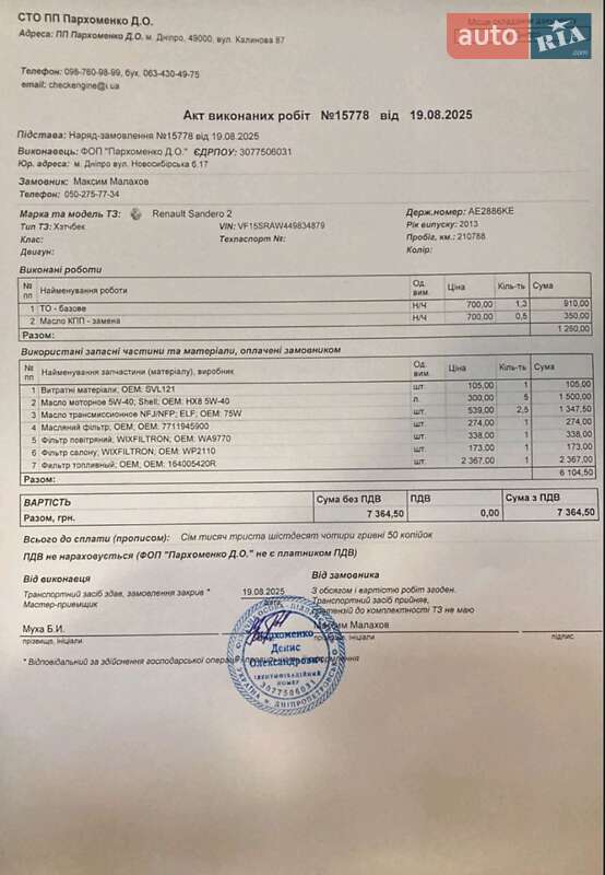 Хэтчбек Renault Sandero 2013 в Царичанке фото 14 Хэтчбек Renault Sandero 2013 в Царичанке