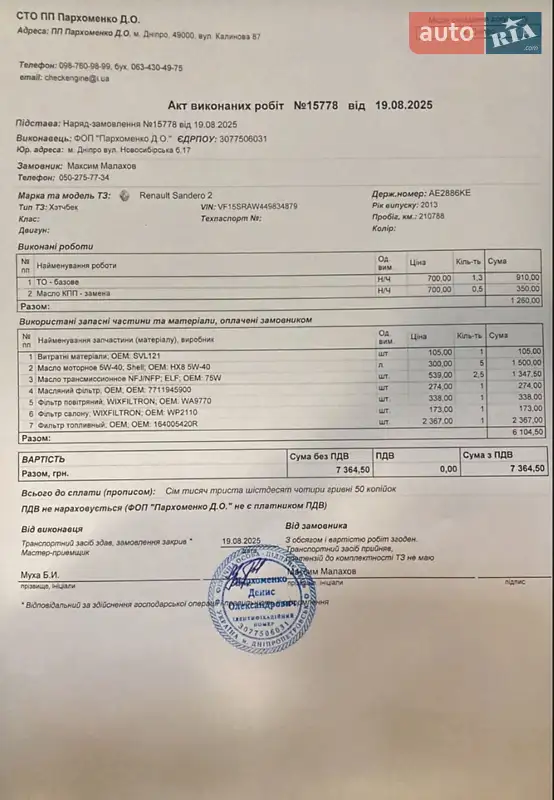 Хэтчбек Renault Sandero 2013 в Царичанке документ 2 фото Хэтчбек Renault Sandero 2013 в Царичанке документ