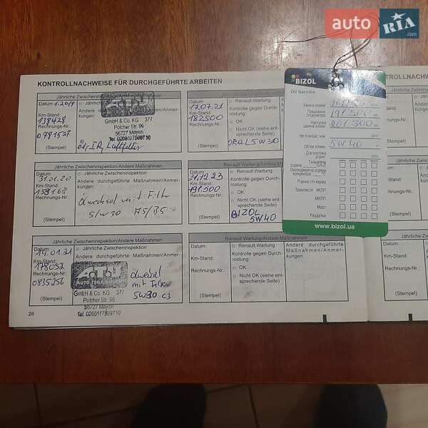Минивэн Renault Scenic 2009 в Болграде