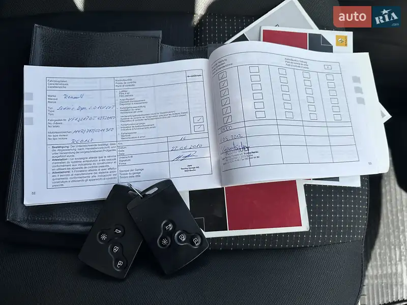 Минивэн Renault Scenic 2010 в Луцке документ