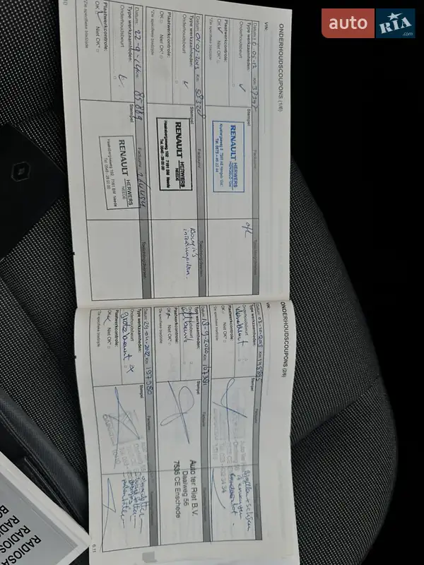 Минивэн Renault Scenic 2010 в Буче документ