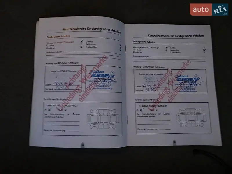 Минивэн Renault Scenic 2004 в Луцке документ