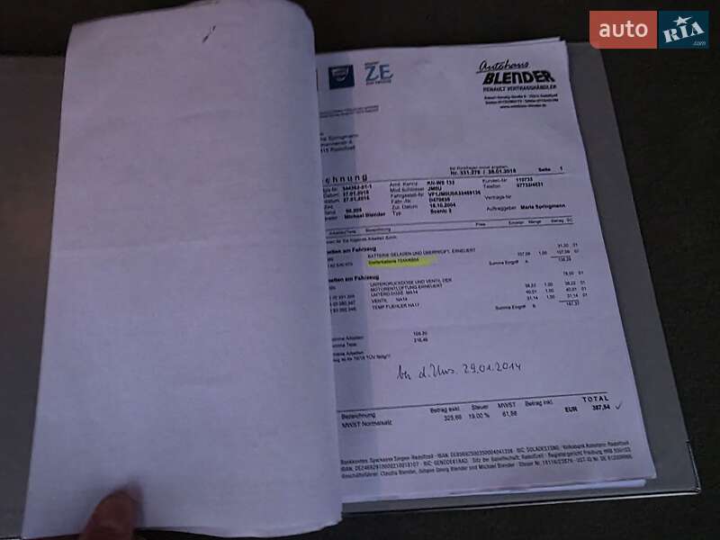 Минивэн Renault Scenic 2004 в Луцке