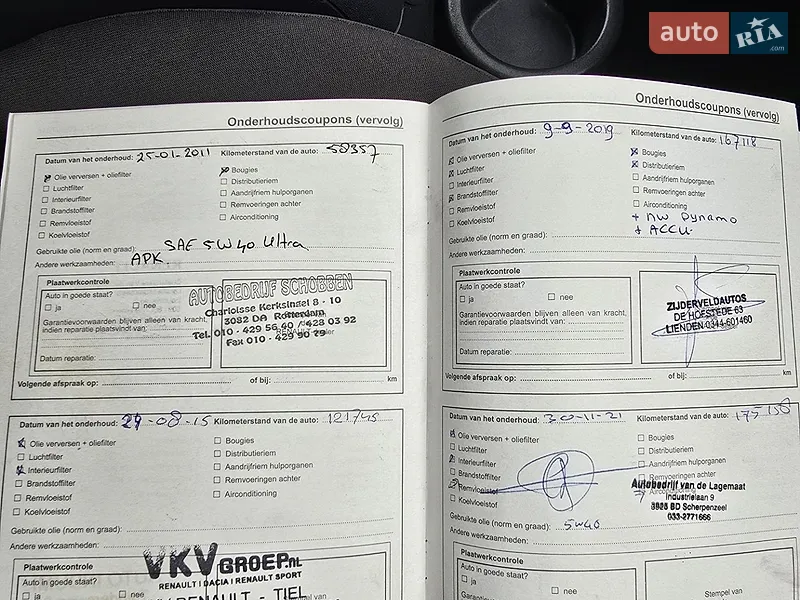 Минивэн Renault Scenic 2007 в Хороле документ