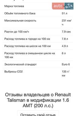 Універсал Renault Talisman 2017 в Рівному