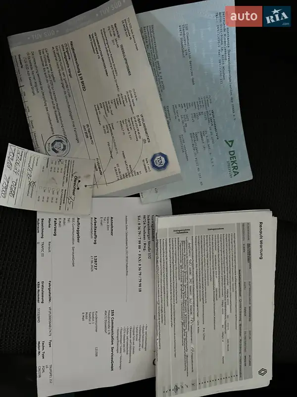 Грузовой фургон Renault Trafic 2020 в Виннице документ 4 фото Грузовой фургон Renault Trafic 2020 в Виннице документ