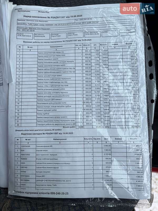 Мікроавтобус вантажний (до 3,5т) Renault Trafic 2014 в Харкові