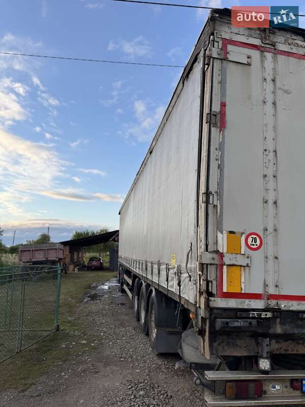 Тентованный борт (штора) - полуприцеп Renders NBPG 1996 в Жидачове