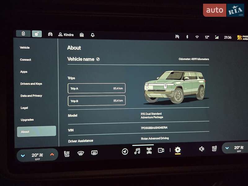 Внедорожник / Кроссовер Rivian R1S 2024 в Ровно фото 10 Внедорожник / Кроссовер Rivian R1S 2024 в Ровно
