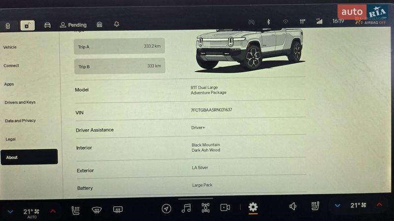 Пикап Rivian R1T 2024 в Сарнах