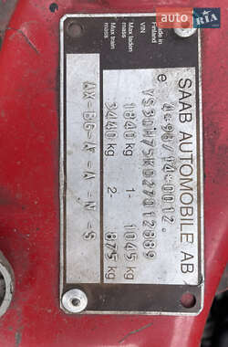 Кабриолет Saab 9-3 2003 в 