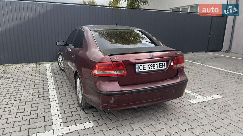 Седан Saab 9-3 2004 в Чернівцях