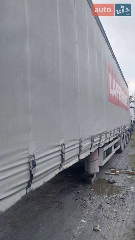 Тентованный борт (штора) - полуприцеп Samro 3EC24 2001 в Ровно