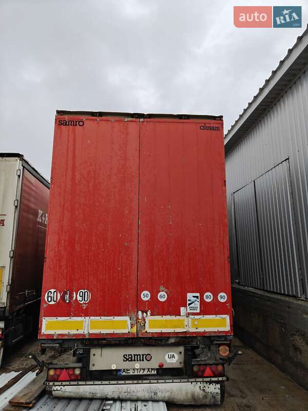 Тентованный борт (штора) - прицеп Samro RE 2006 в Днепре