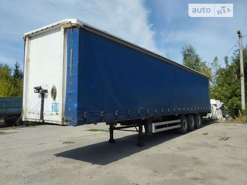 Тентованный борт (штора) - полуприцеп Samro S338SH 2001 в Миргороде