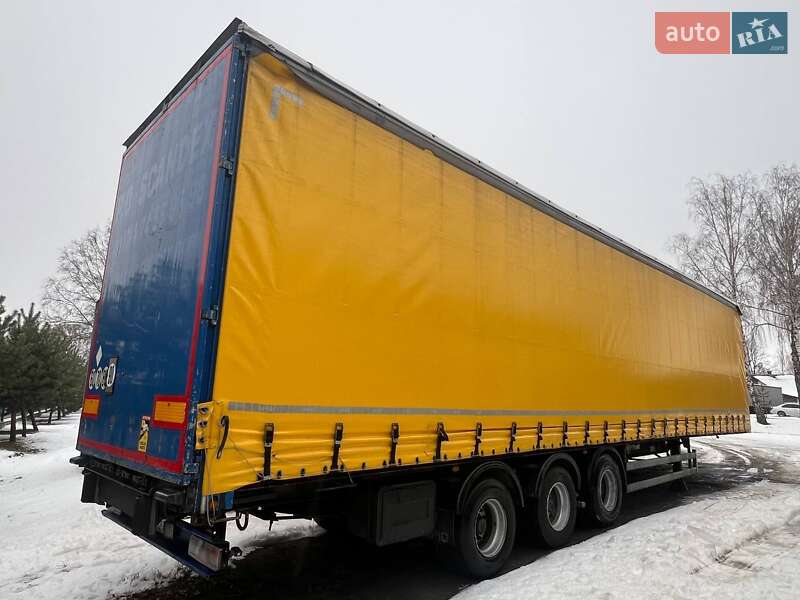 Тентованный борт (штора) - полуприцеп Samro ST 2011 в Любомле