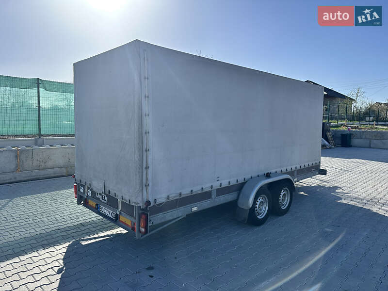 Тентованный борт (штора) - прицеп Сантей 2500 2011 в Мостиске