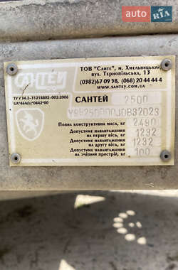 Бортовий напівпричіп Сантей 2500 2018 в 