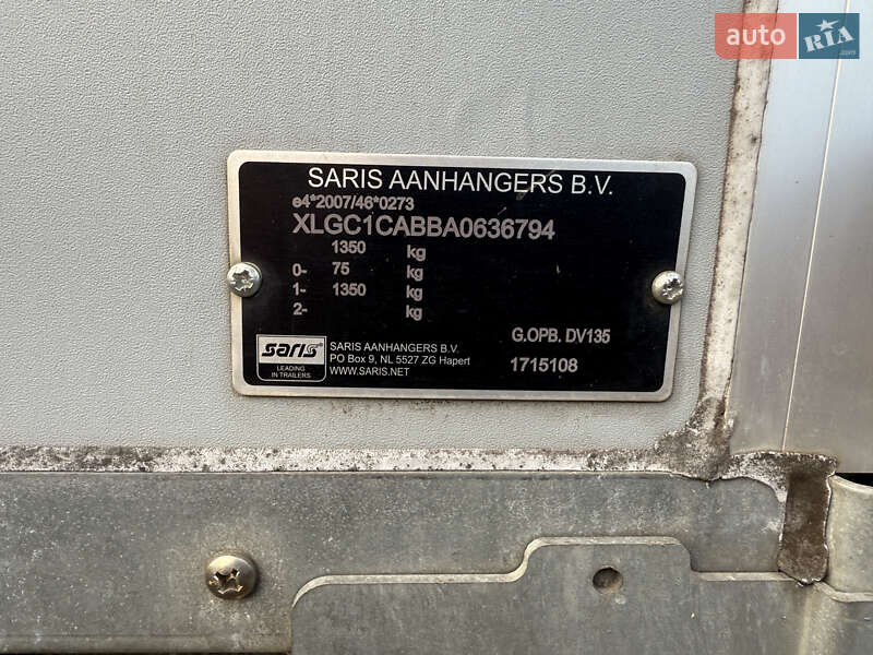Фургон Saris A Anhangers 2017 в Киеве фото 15 Фургон Saris A Anhangers 2017 в Киеве