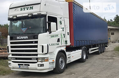 Тягач Scania 124 2004 в Рокитном