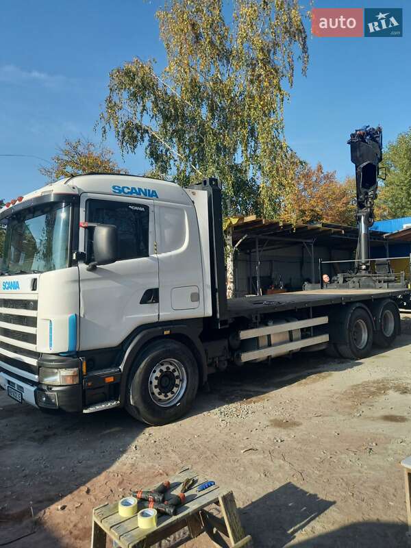 Кран-манипулятор Scania 124 2001 в Киеве