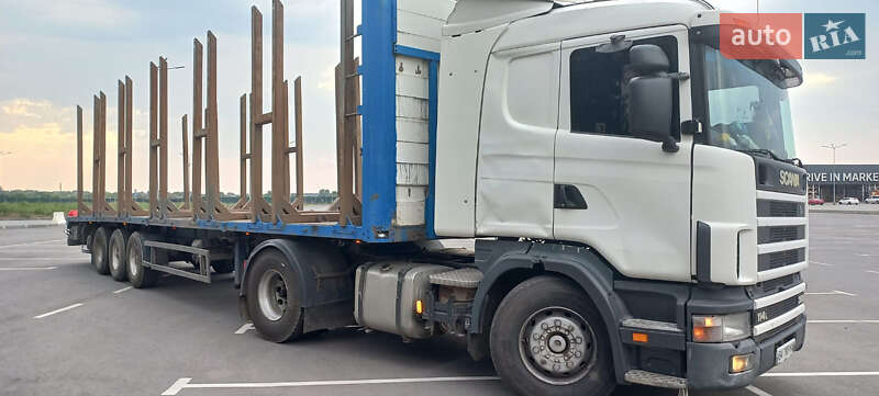 Лісовоз / Сортиментовоз Scania R 114 2001 в Дніпрі