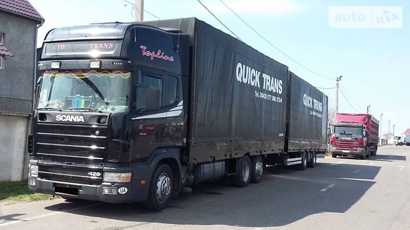 Тентований Scania R 124 2003 в Одесі