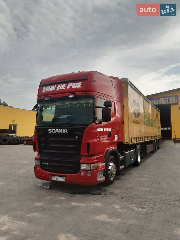Тентований Scania R 420 2007 в Львові