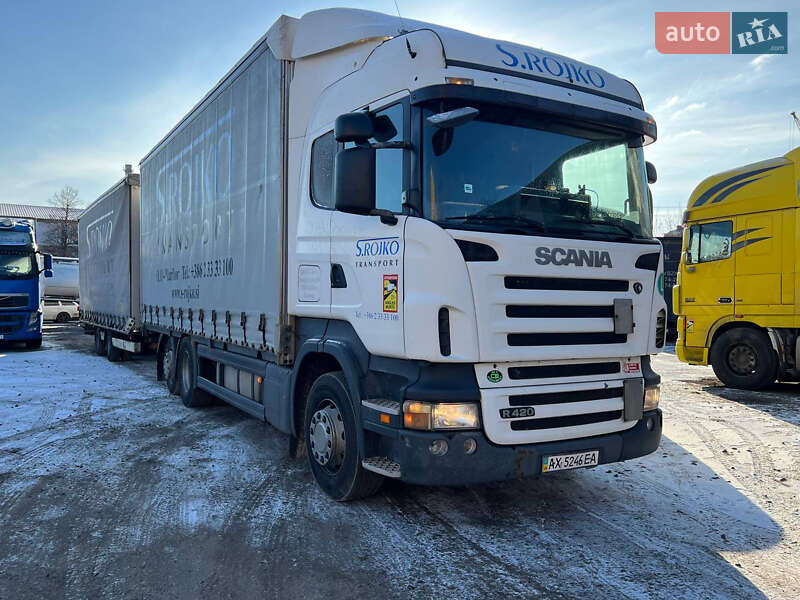 Тентований Scania R 420 2007 в Рівному
