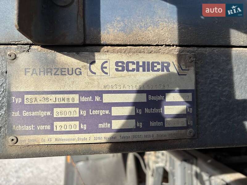 Низкорамна платформа Schier SSA36 1996 в Білій Церкві