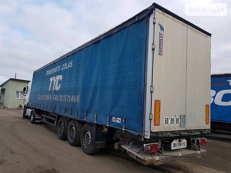 Тентованный борт (штора) - полуприцеп SCHMIDT SPR 2006 в Радехове