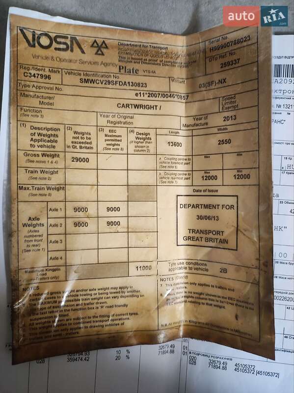 Фургон полуприцеп Schmitz Cargobull BPW 2013 в Умани фото 31 Фургон полуприцеп Schmitz Cargobull BPW 2013 в Умани